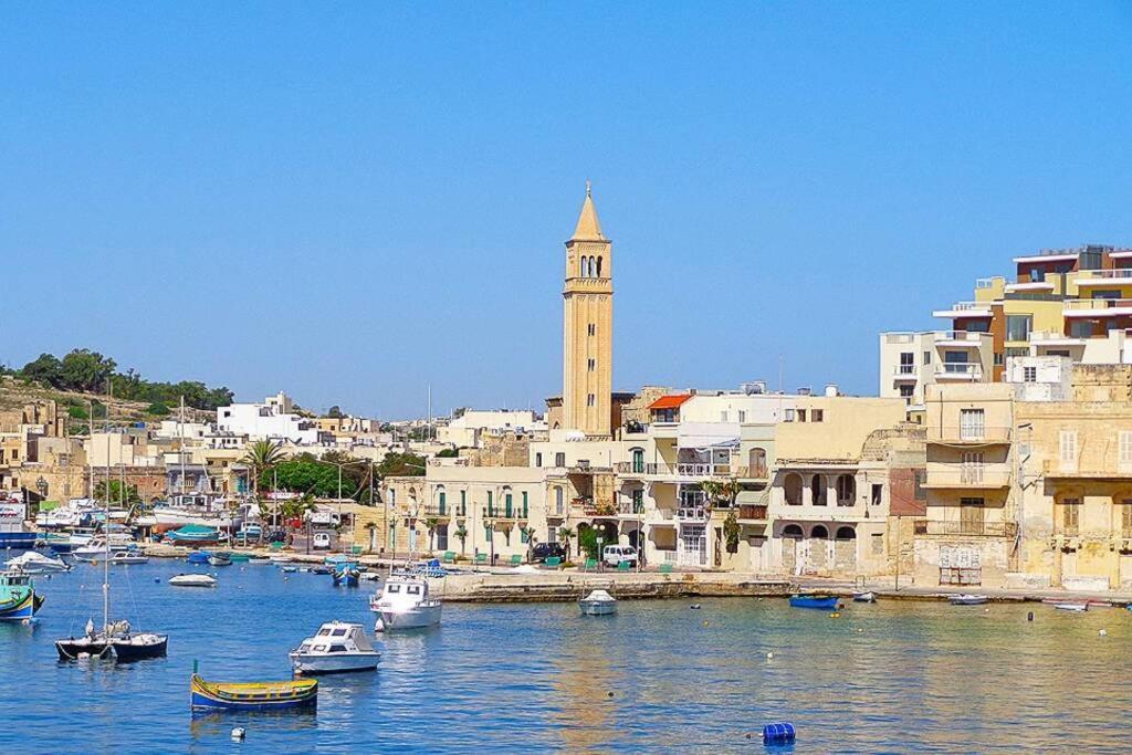 Ramzam - Spacious & Modern 3 Bedroom Apartment With Roof Terrace Marsaskala Exterior foto